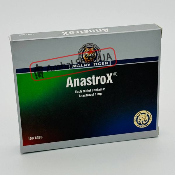 Anastrox 1mg 25tab Malay Tiger (анастрозол)