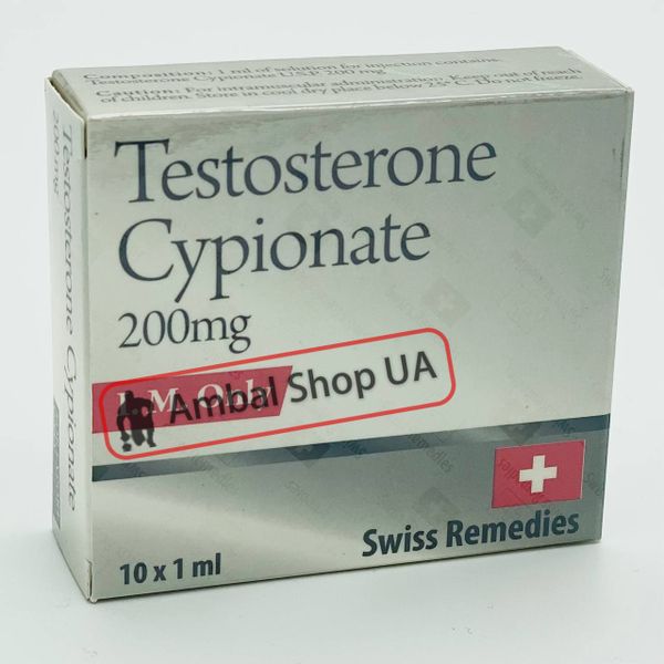 Testosterone Cypionate 200mg, Swiss Remedies купить, (ципионат) отзывы, фото