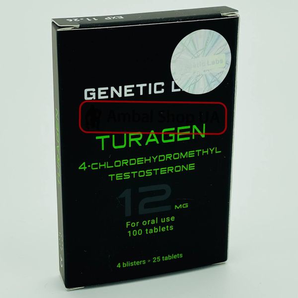 TURAGEN 12MG 100TAB GENETIC (туринабол)