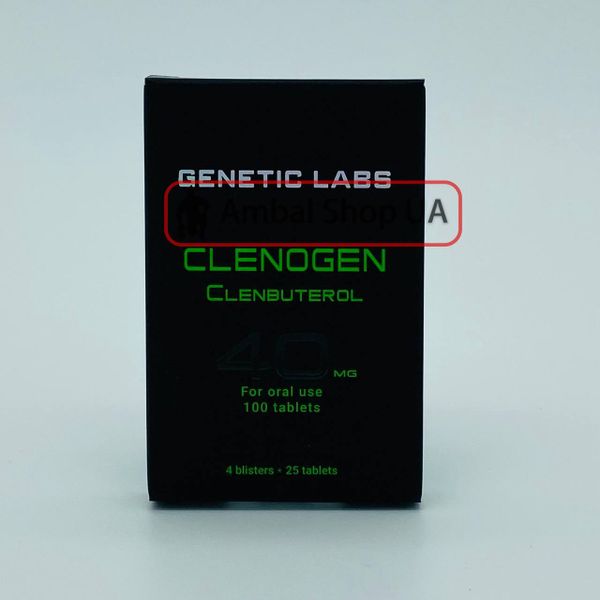 CLENOGEN 40mg 100tab Genetic Labs