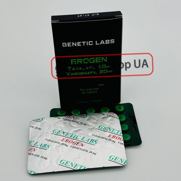 EROGEN 40mg 20tab Genetic Labs