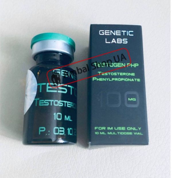 Testogen PHP Genetic Labs 100mg, (фенил пропионат)